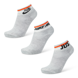 Unisex Socks - Nike Quarter Sock - Grey Heather-Black-White