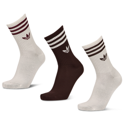 Unisex Socken - adidas Mid Cut Crew 3 Pack - White-Black