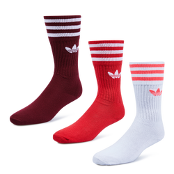 Unisex Socks - adidas Trefoil Crew - White-Red-Red