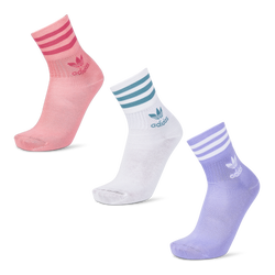 Unisex Socks - adidas Crew 3 Pack - Hazy Rose-Wild Pink-Purple