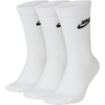 White-White-Black- U NK CREW NSW ESSENTIAL 3PPK WHT/BLK