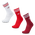 adidas Originals 3 Pack Trefoil Crew - Unisex Socks White-Burg-Scarl