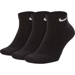 Unisex Socks - Nike Everyday Cushion Low Socks 3Pk M6-8 - Black-White