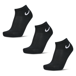 Unisex Socken - Nike Ankle 3 Pack Small - Black-White