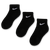 Nike 3 Pack Quarter Small - Unisex Socks Black-Black-Black | 