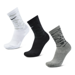 White-Carbon Heather-Black