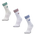 adidas Solid Crew 3 Pack - Unisex Socken White-Crystal White-Wonder White