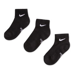 Unisex Socken - Nike Ankle Socks 3 Pack - Black-Black-White