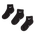 Nike 3 Pack Quarter Small - Unisex Socks Black-Black-White