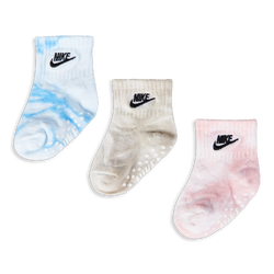 Unisex Socks - Nike Kids Quarter - White-Sand-Pink