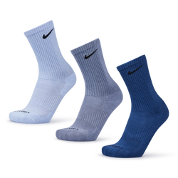 Unisex Socks - Nike Crew Sock 3 Pack - Mystic Navy-Mystic Navy-Ashen Slate