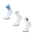 Nike Everyday Cushioned Crew 3 Pack - Unisexe Chaussettes Whiteblack-Whitetotal Orang-White