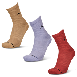 Unisex Socken - Jordan Everyday Cushioned Crew 3 Pack - Canyon Rustblack-Indigo Haze-Brown