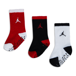Unisex Socks - Jordan Kids Ankle No Slip 3 Pack - Black-Black