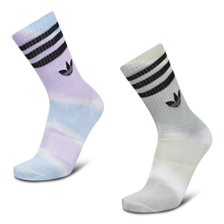 Unisex Socks - adidas Crew 2 Pack - Alumina-Purple Rush