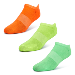 Unisex Socken - Foot Locker Neon 3Pack No Show - Neon Green-Neon Yellow-Neon Orange