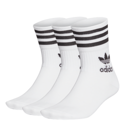 Unisex Socks - adidas Mid Cut Crew - White-Black