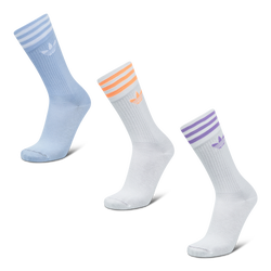 Unisex Socken - adidas Mid Cut Crew 3 Pack - Blue Dawn-Semi Solar Orange-Shock Purple
