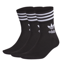 Unisex Socks - adidas Mid Cut Crew - Black-White