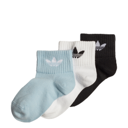 Unisex Socks - adidas Kids 3Pack Ankle - White-Blue