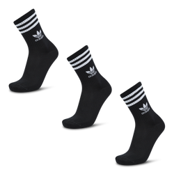 Unisex Socks - adidas 3-Stripe Crew Sock - Black-White