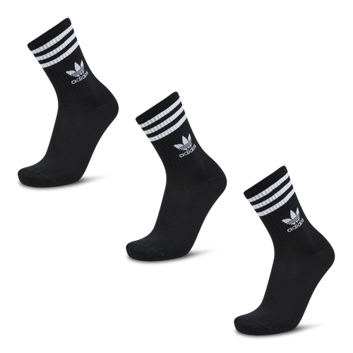 adidas Solid Crew 3 Pack - Image 1 of 2 Enlarged Image