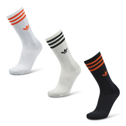 Unisex Socken - adidas Solid Crew 3 Pack - White-Wonder White-Black