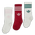 adidas Kids Mid Ankle 3 Pack - Unisexe Chaussettes Collegiate Burgundy-Off White