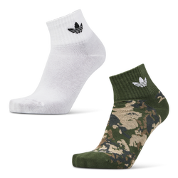Unisex Socken - adidas Crew 2 Pack - Multicolor-Collegiate Green-White