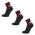 Nike Crew - Unisex Socks Black-Gym Red-White