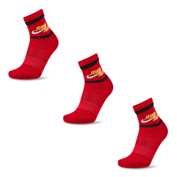 Unisex Socks - Nike Crew - Gym Red-White