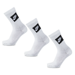 White-Dark Grey Heather-Black