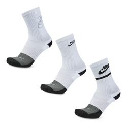 Unisex Socks - Nike Crew - White-Black-White