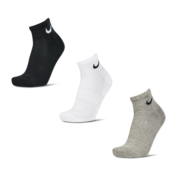 Image of Nike Everyday Cushioned Ankle 3 Pack unisex Calze - Bianco - Foot Locker035