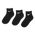 Nike Kids Ankle 3 Pack - Unisexe Chaussettes Black-Black