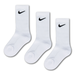 Unisexe Chaussettes - Nike Kids Crew 3 Pack - White-White
