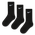 Nike Kids Crew 3 Pack - Unisexe Chaussettes Black-Black