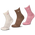 Nike Everyday Cushioned Crew 3 Pack - Unisex Socks Elemental Pinksail-Sailelmn-Brown