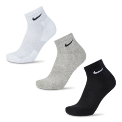 Unisex Socks - Nike Ankle 3 Pack - White-White