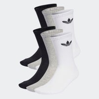 Black-White-Medium Grey Heather