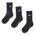 Nike Kids Crew 3 Pack - Unisex Socks Black-Black