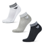 adidas Low Cut Sock - Unisex Socks White-Medium Grey Heather-Black