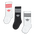 adidas Crew Sock - Unisex Socks White-Black-Red