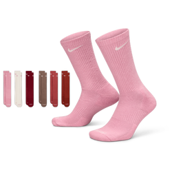 Unisex Calze - Nike Everyday Cushioned Crew 6 Pack - Grey-Black-Brown