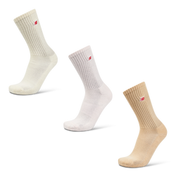 Unisex Socken - New Balance Crew 3 Pack - Offwhite-Beige-Light Pink
