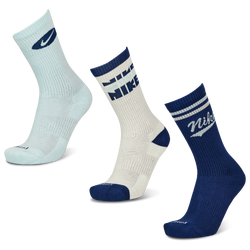 Unisex Socken - Nike Everyday Cushioned Crew 3 Pack - Blue Void-Sail