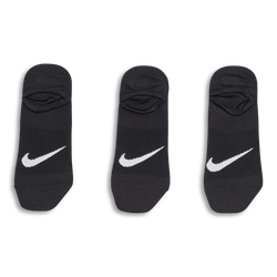 Unisex Socks - Nike Everyday Plus Footie 3 Pack - Black-White