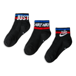 Unisex Socks - Nike Quarter Sock - Black-White-Game Royal