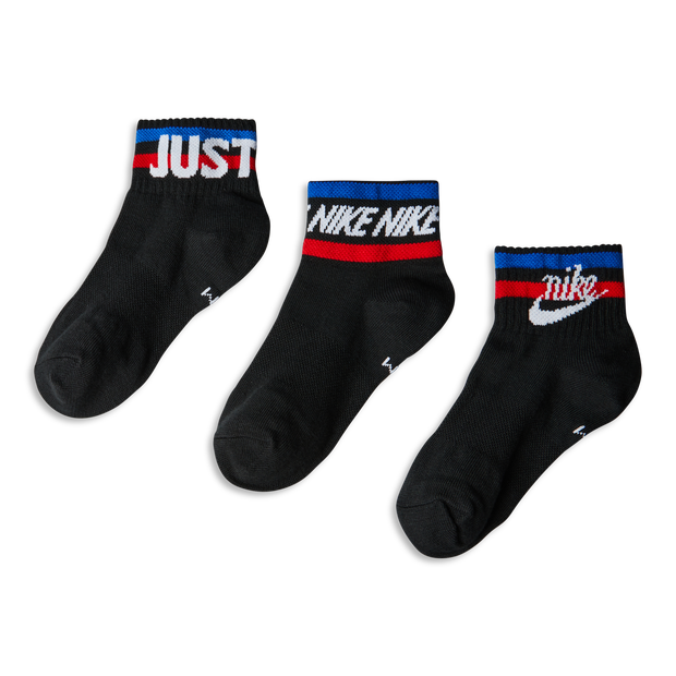 Nike Quarter Sock - Unisex Sokken - Black - Katoen - Maat 39 - 42 - Foot Locker