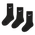 Nike Kids Crew 3 Pack - Unisexe Chaussettes Black-Black